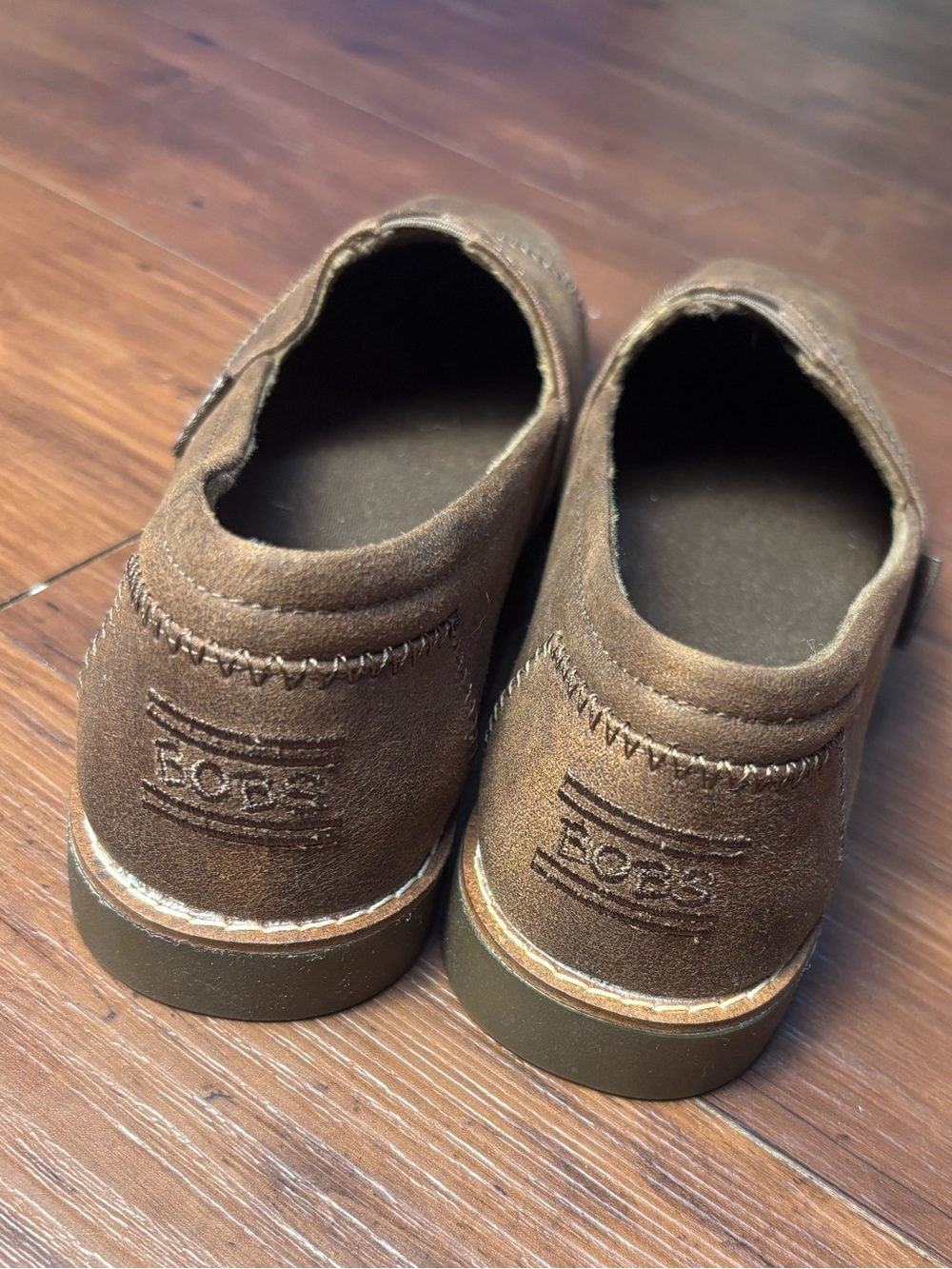 Skechers Bobs Memory Foam Slip-On - Brown with Faux Fur, Size 6 - NEW - Picture 3 of 6
